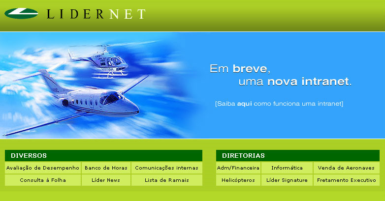 Lider Taxi Aereo Intranet