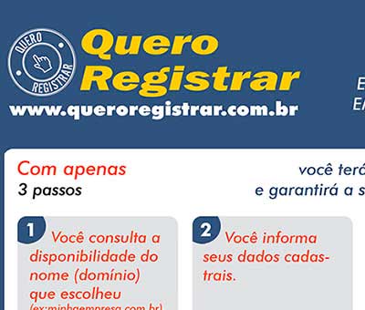 Flyer Quero Registrar